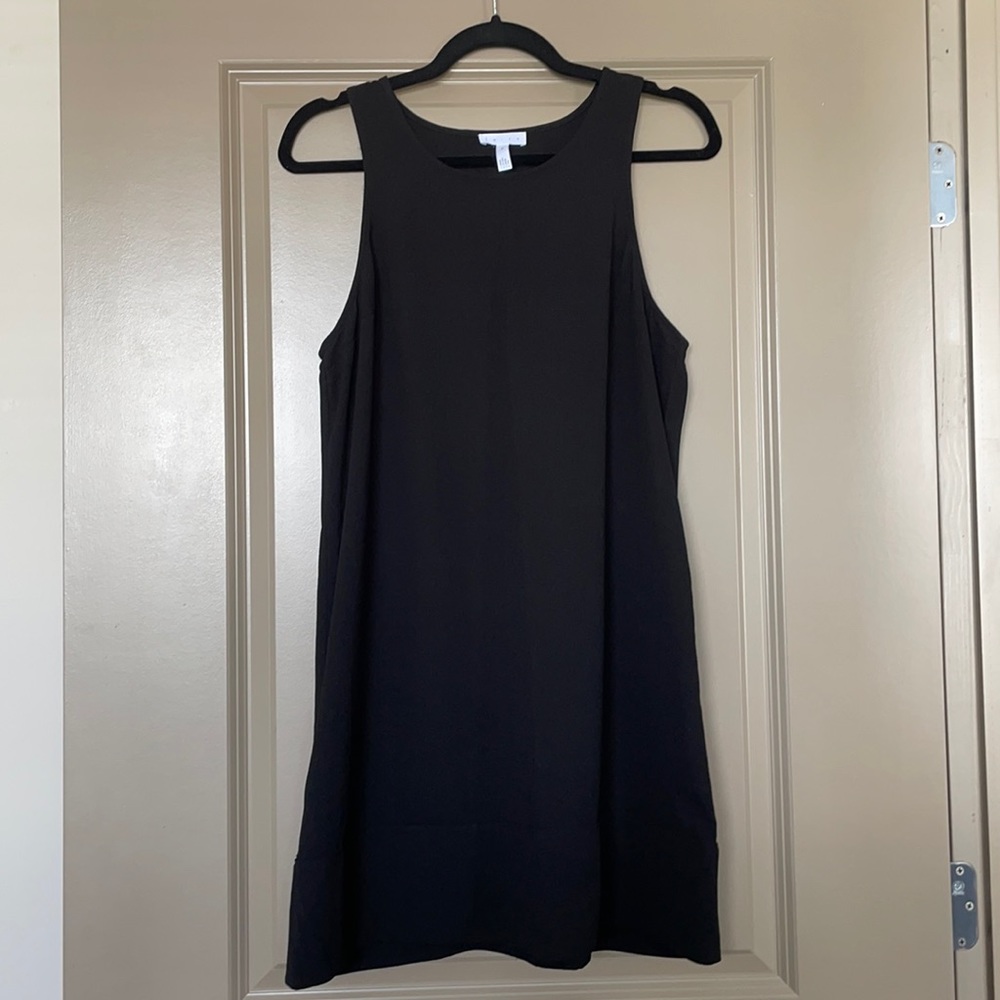 Leith black mini dress